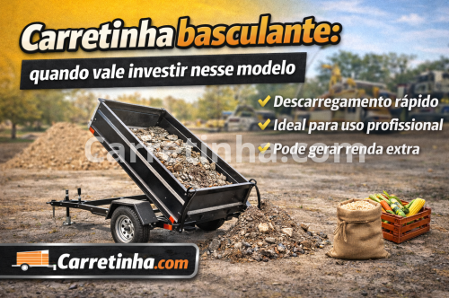 Carretinha basculante: quando vale investir nesse modelo