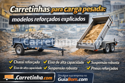 Carretinhas para carga pesada: modelos reforçados explicados