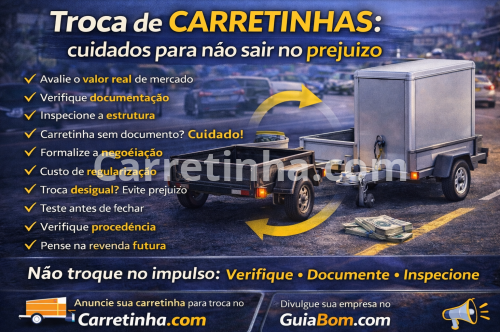 Troca de carretinhas: cuidados para não sair no prejuízo