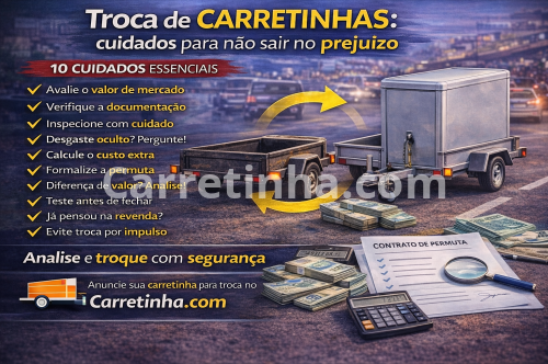 Troca de carretinhas: cuidados para não sair no prejuízo