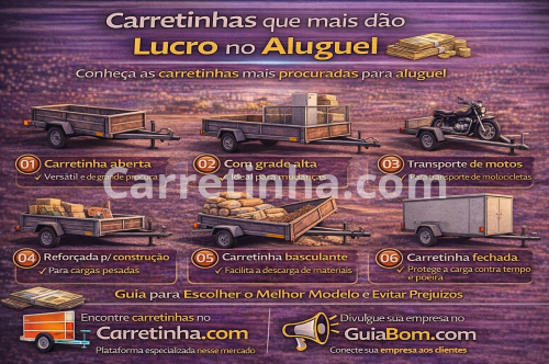 Carretinhas que mais dão lucro no aluguel