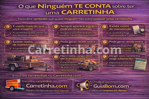 O que ninguém te conta sobre ter uma carretinha