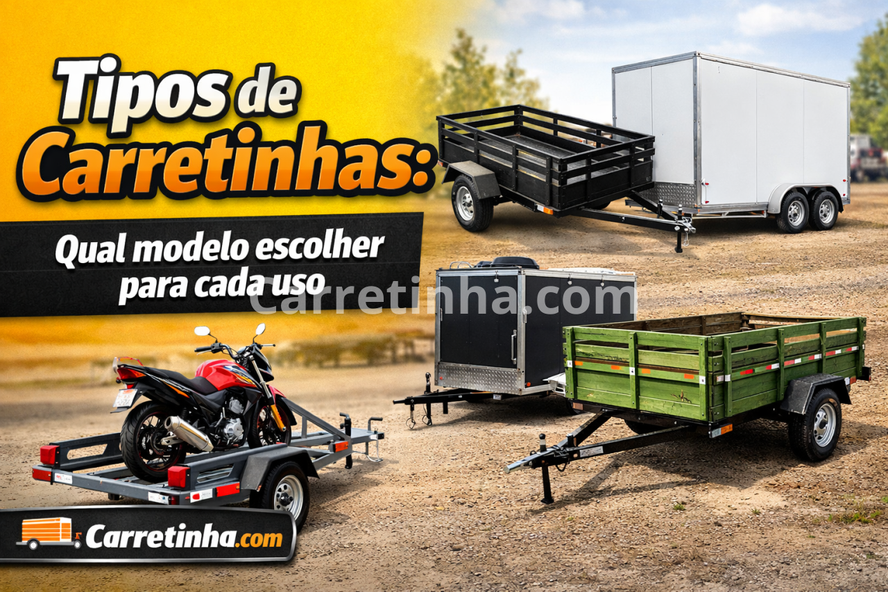 Tipos de carretinhas: qual modelo escolher para cada uso