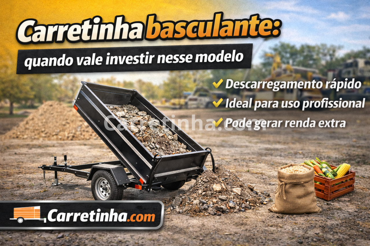 Carretinha basculante: quando vale investir nesse modelo