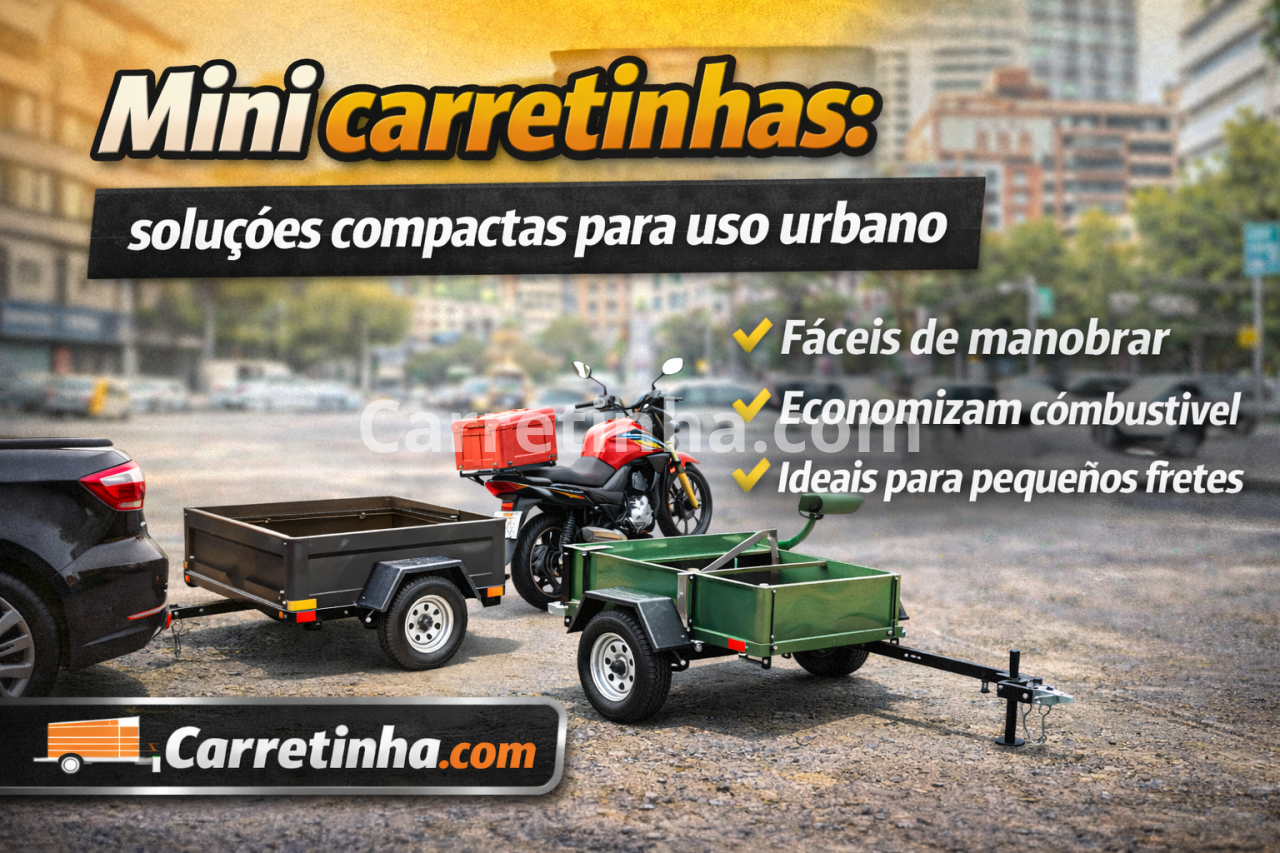 Mini carretinhas: soluções compactas para uso urbano