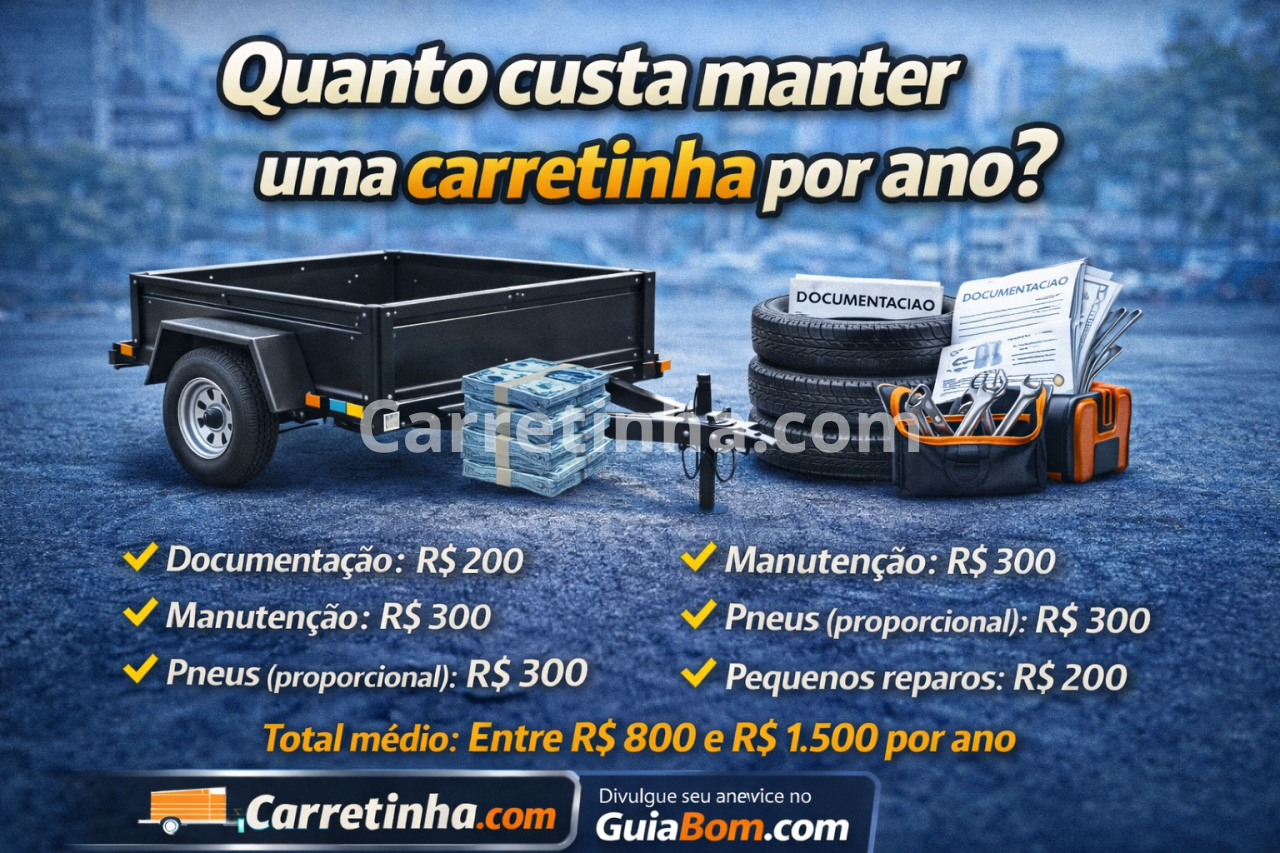 Quanto custa manter uma carretinha por ano?