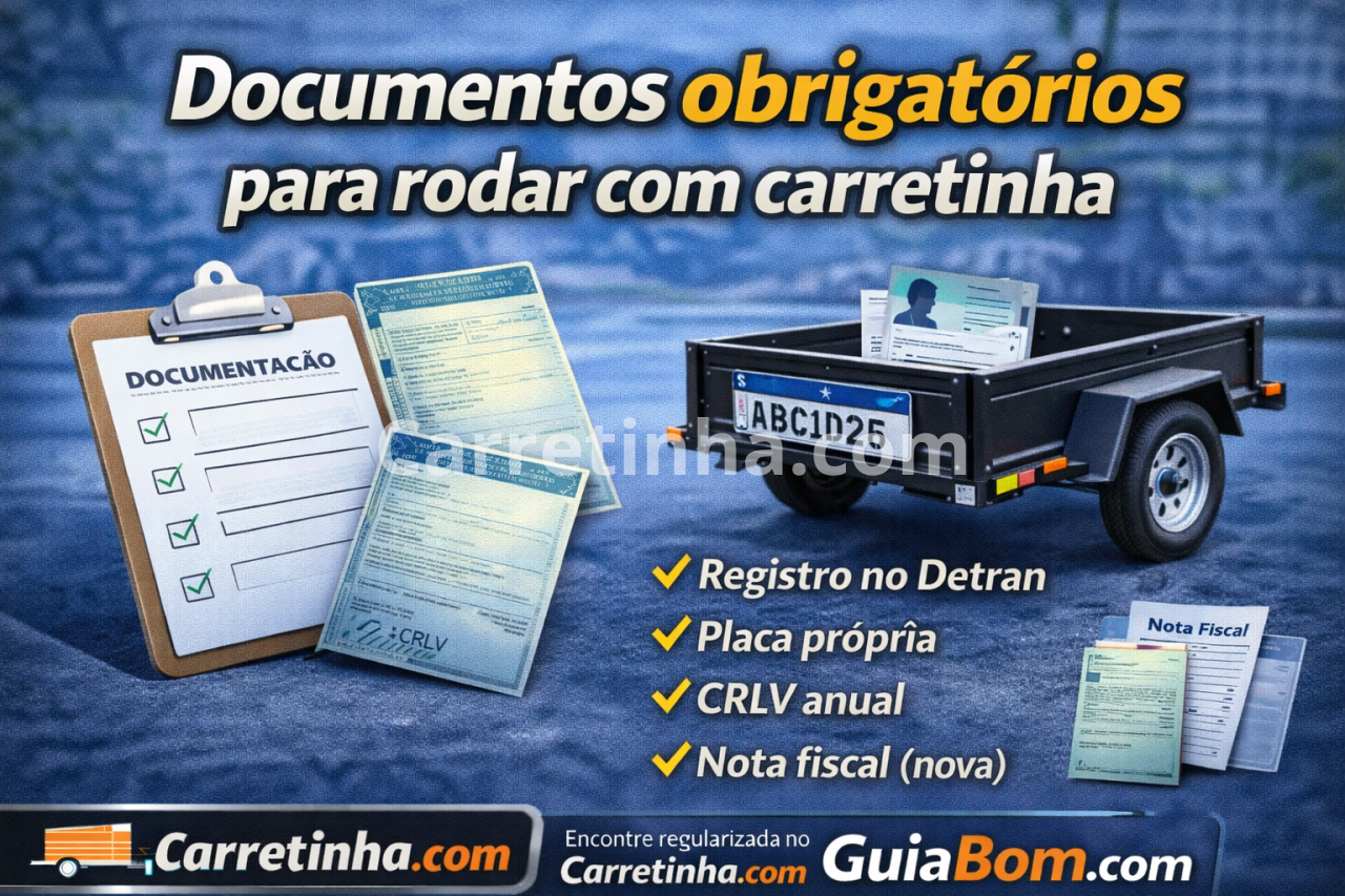 Documentos obrigatórios para rodar com carretinha