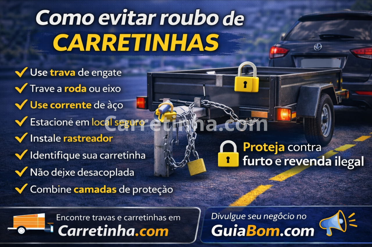 Como evitar roubo de carretinhas: guia completo de proteção