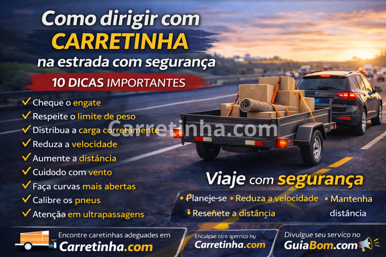 Como dirigir com carretinha na estrada com segurança