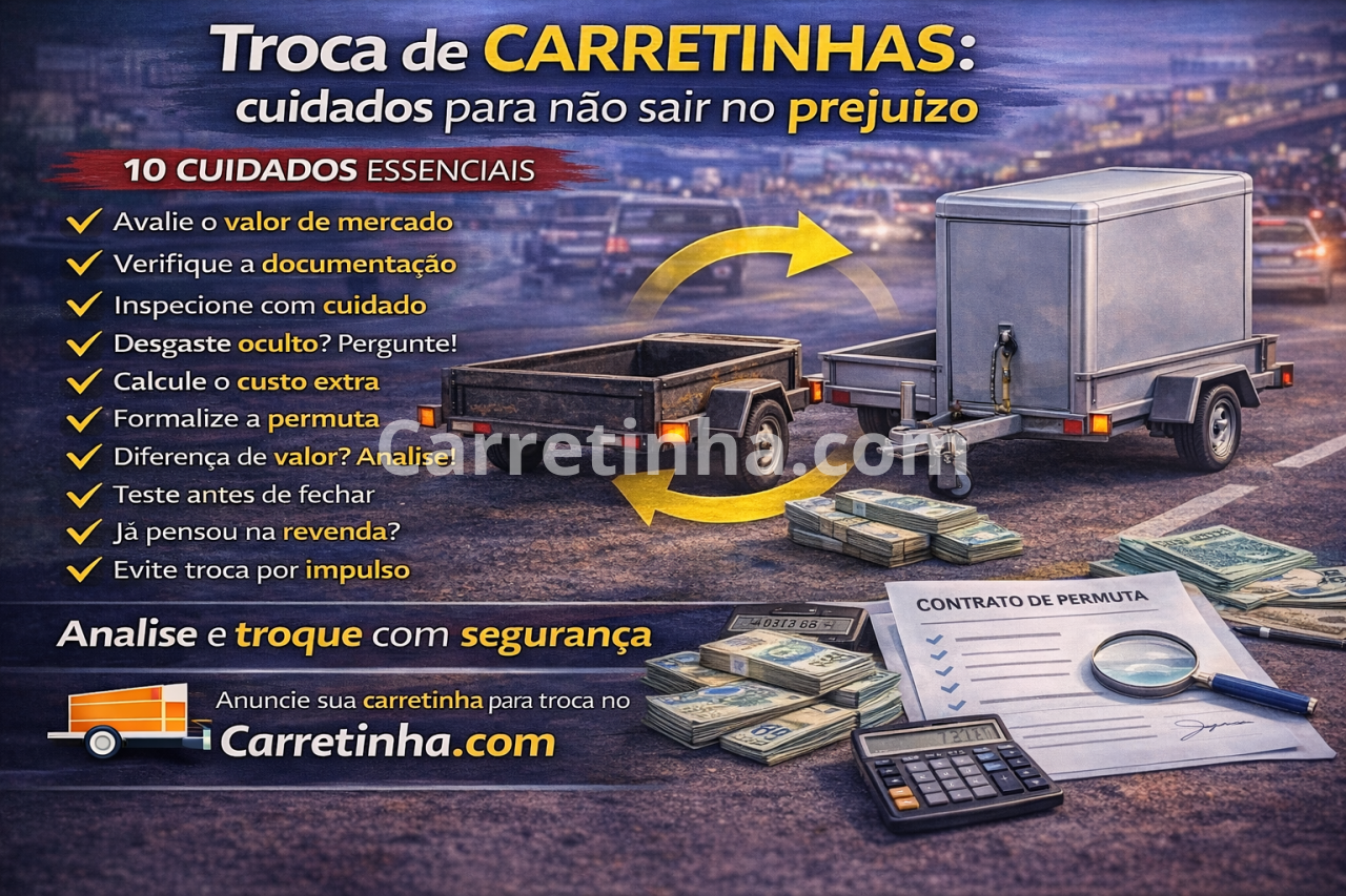 Troca de carretinhas: cuidados para não sair no prejuízo