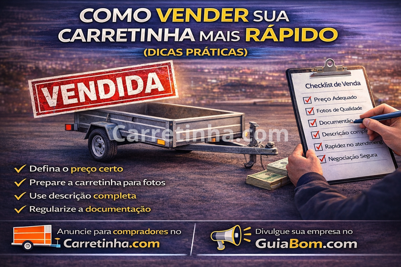 Como vender sua carretinha mais rápido (dicas práticas)