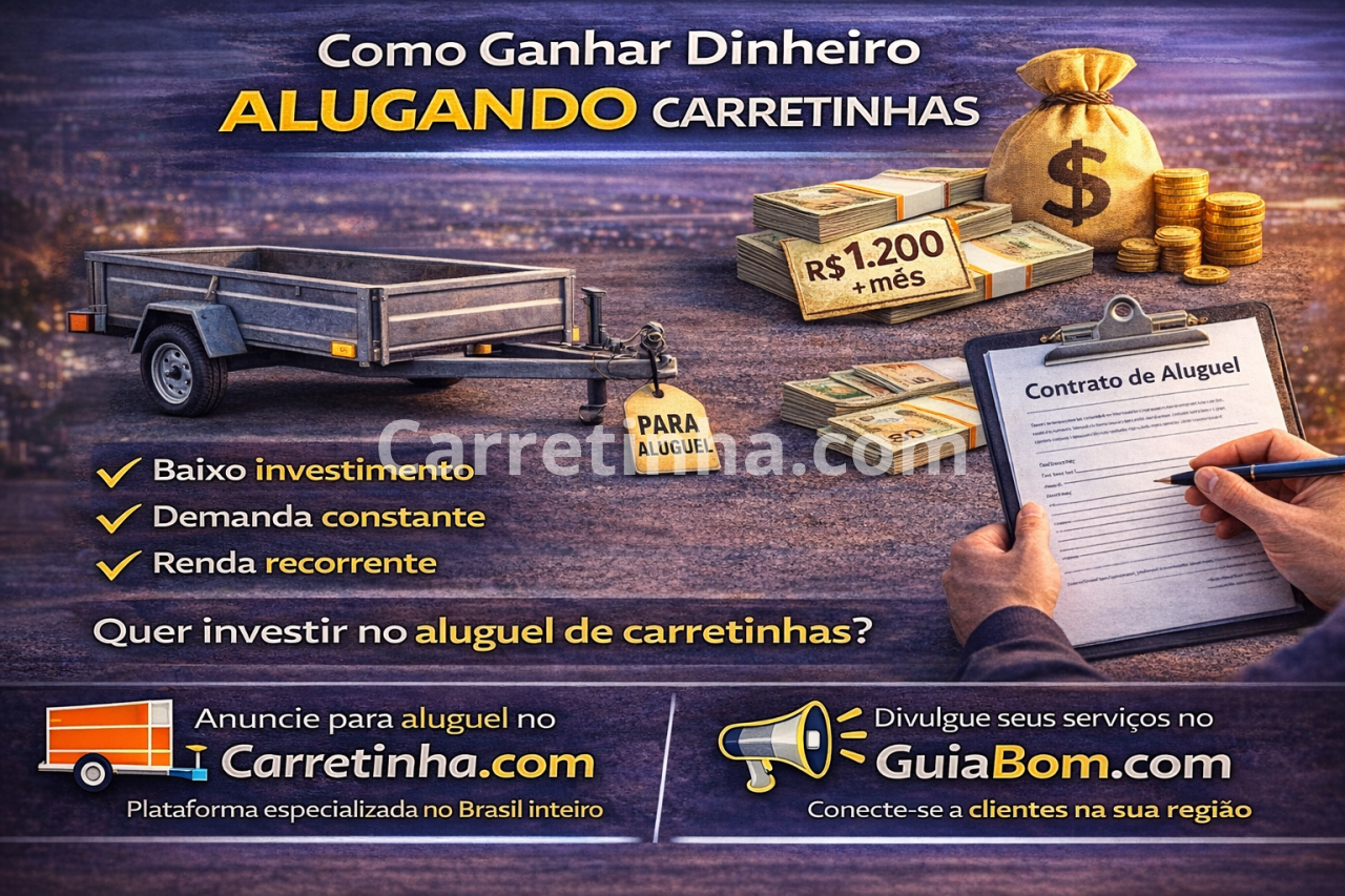 Como ganhar dinheiro alugando carretinhas