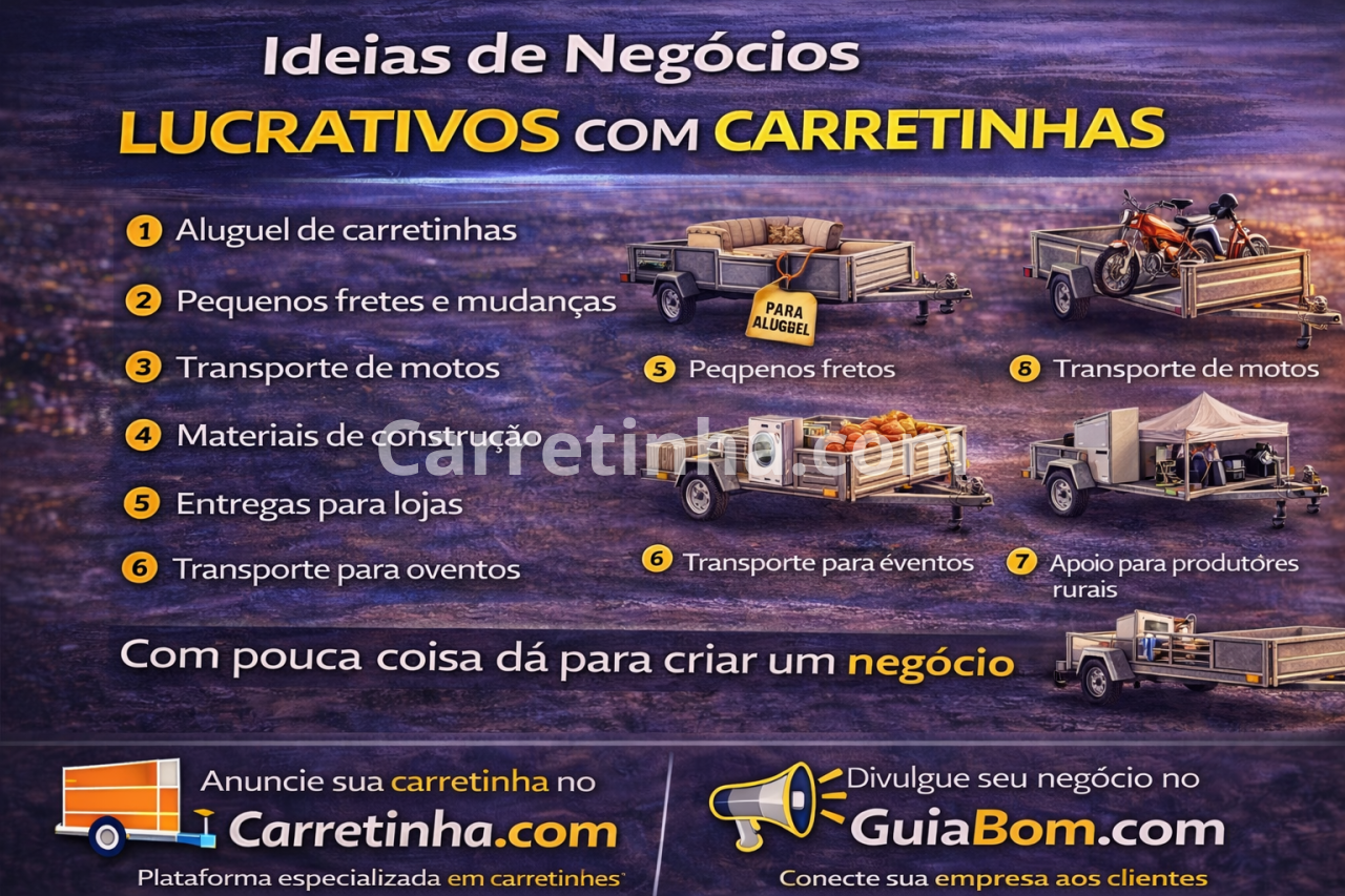 Ideias de negócios lucrativos com carretinhas