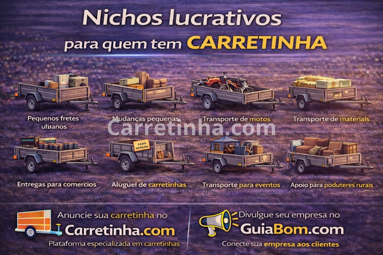 Nichos lucrativos para quem tem carretinha