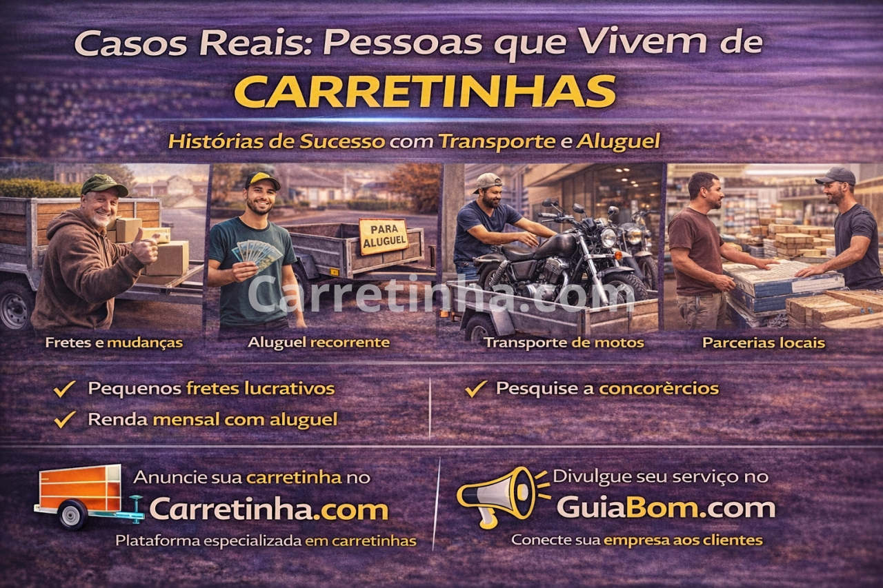 Casos reais: pessoas que vivem de carretinhas