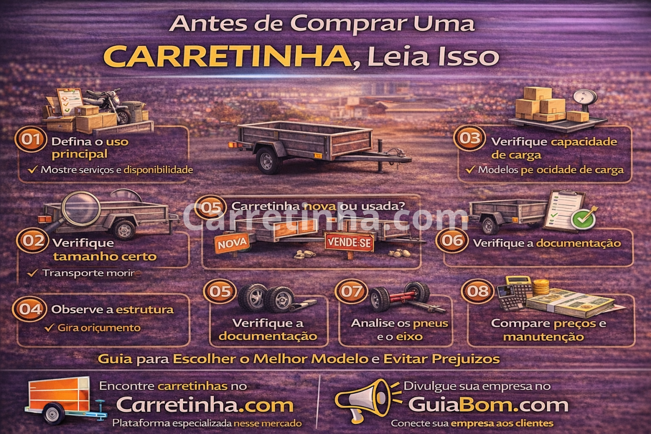 Antes de comprar uma carretinha, leia isso