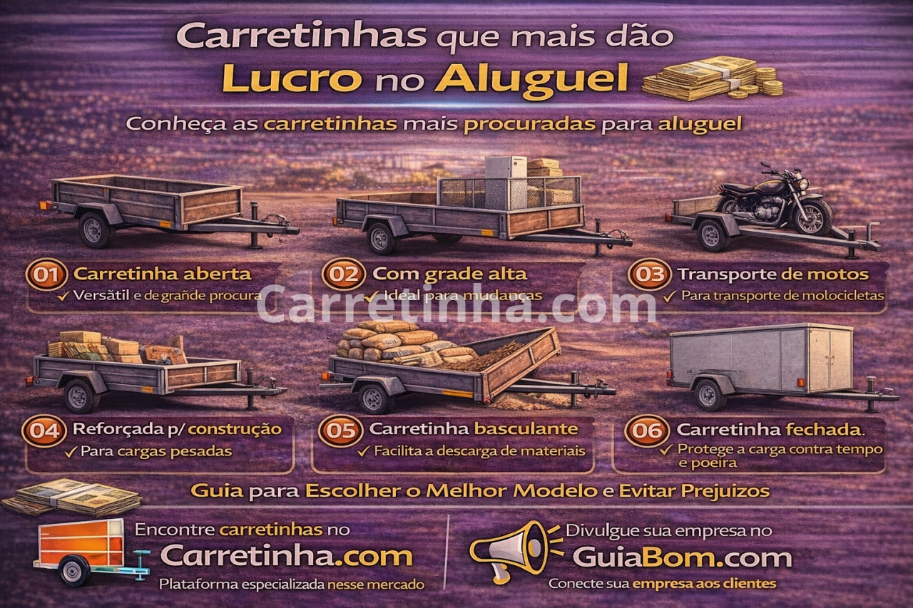 Carretinhas que mais dão lucro no aluguel