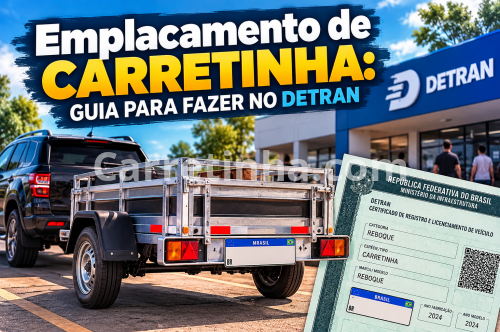 Emplacamento de carretinha: guia para fazer no Detran