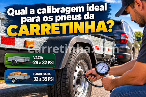 Calibragem de pneu de carretinha: guia de segurança