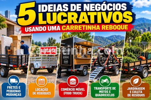 Ganhar Dinheiro com Carretinha: 5 Ideias Lucrativas
