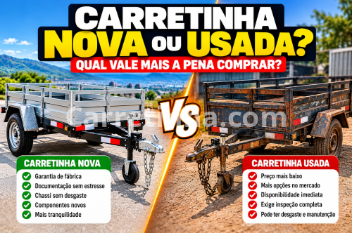 Carretinha Nova ou Usada: Qual Vale Mais a Pena Comprar?