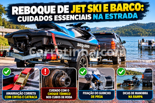 Reboque de Jet Ski: Cuidados Essenciais na Estrada