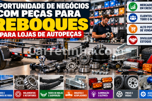 Vender Peças de Reposição para Reboque Online