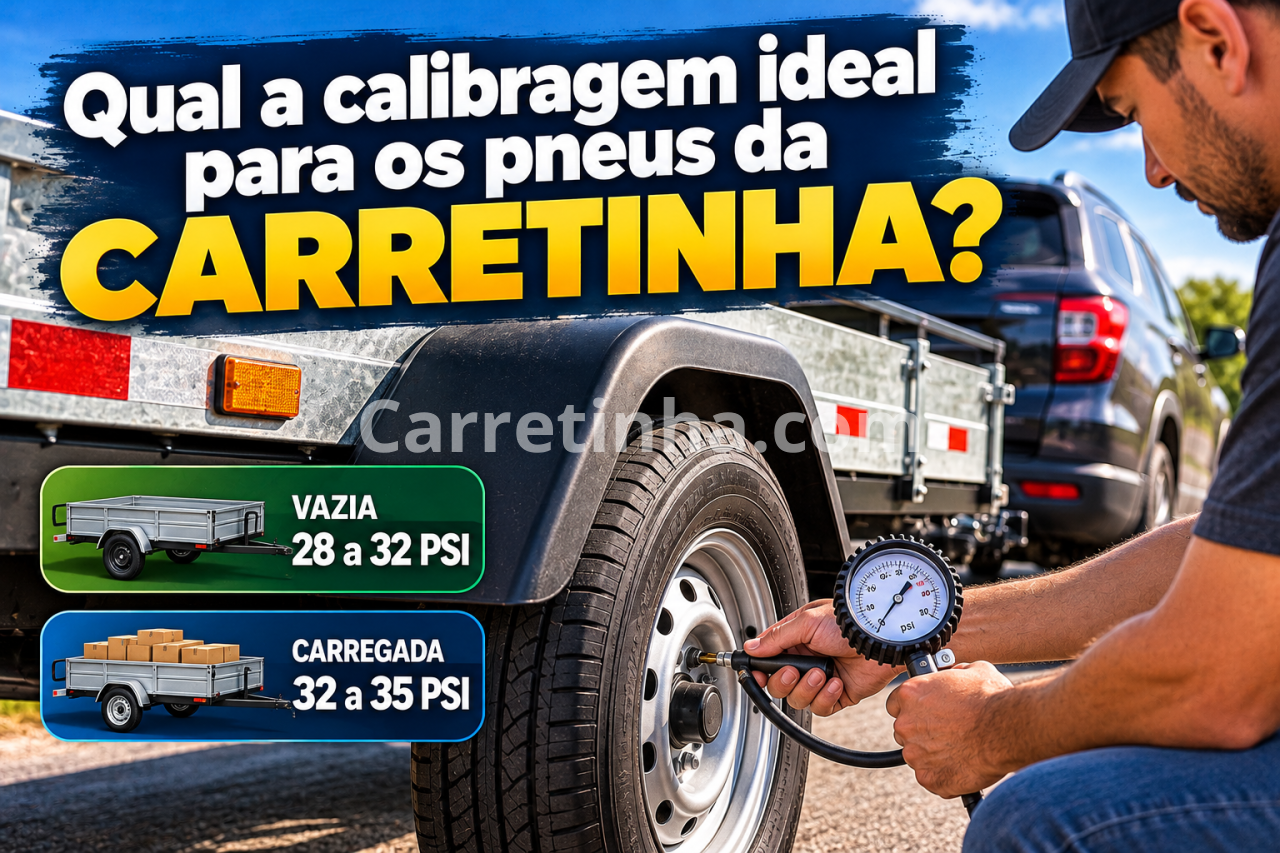 Calibragem de pneu de carretinha: guia de segurança