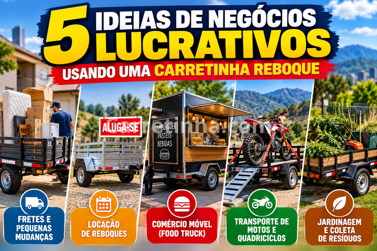 Ganhar Dinheiro com Carretinha: 5 Ideias Lucrativas