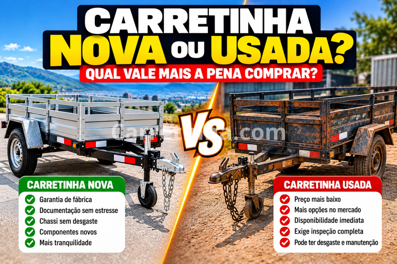 Carretinha Nova ou Usada: Qual Vale Mais a Pena Comprar?