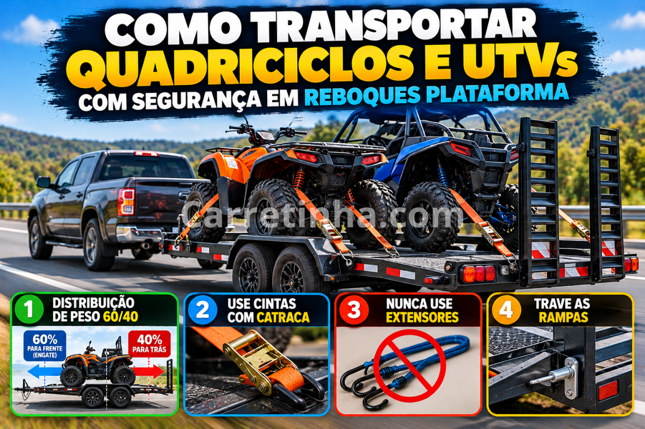 Transportar Quadriciclo em Carretinha Prancha: Guia