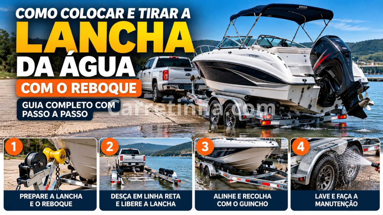 Como Tirar Lancha da Água com Reboque: Guia Prático