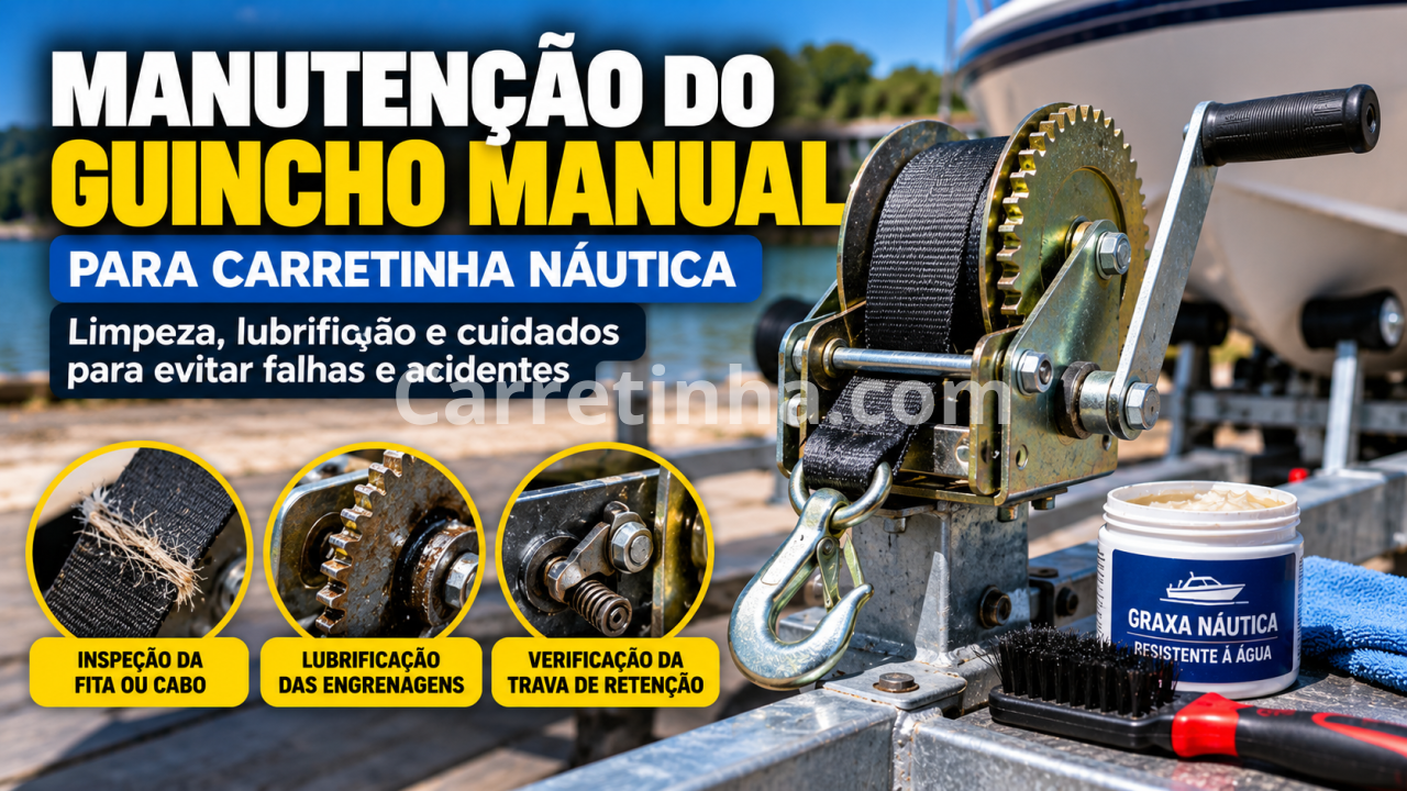 Guincho Manual para Carretinha Náutica: Manutenção