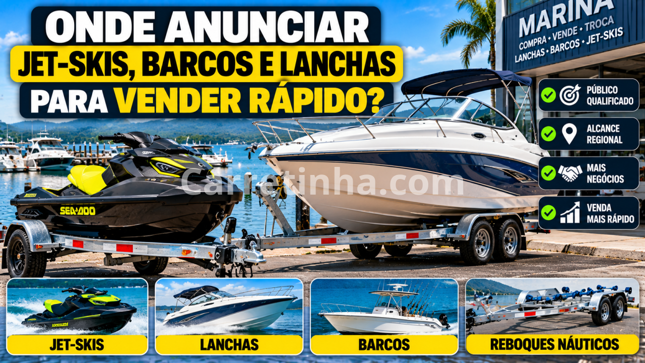 Anunciar Barco e Jet Ski para Vender Mais Rápido
