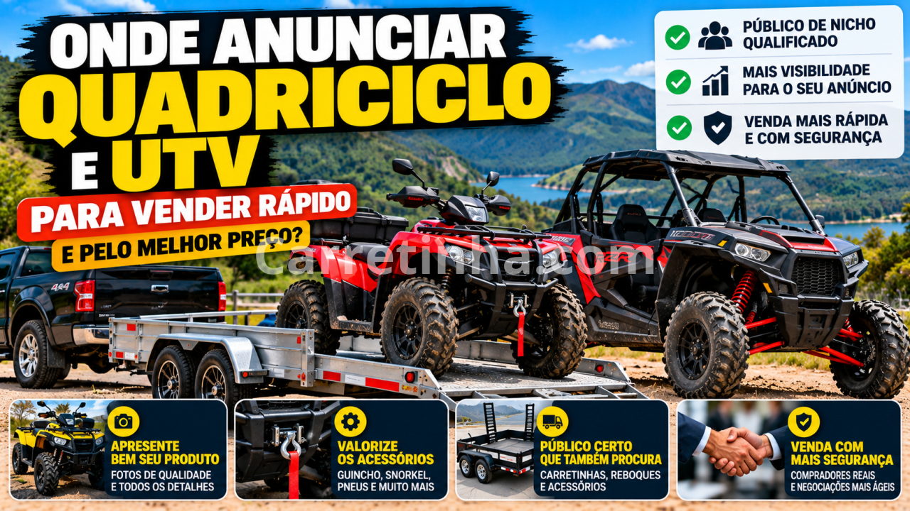 Anunciar Quadriciclo para Vender Mais Rápido no Brasil