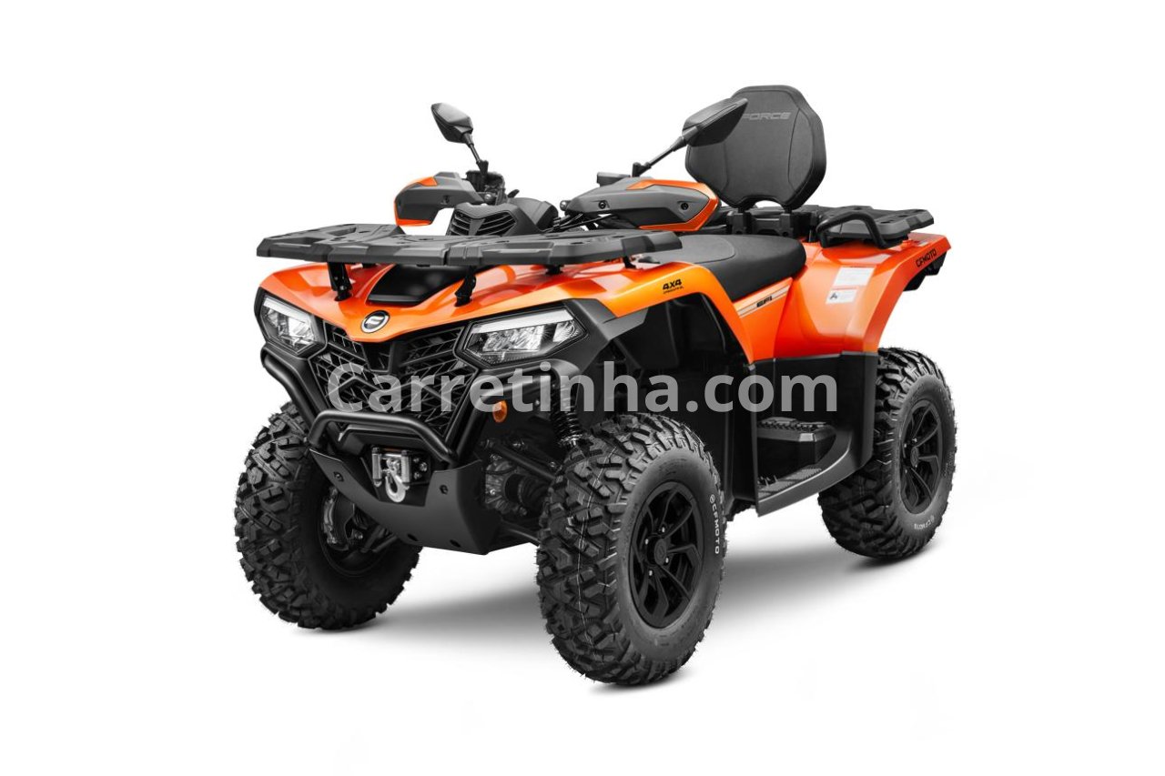 Quadriciclo CFMOTO de proposta utilitária, representando uma alternativa para quem compara equipamentos e preço de aquisição.
