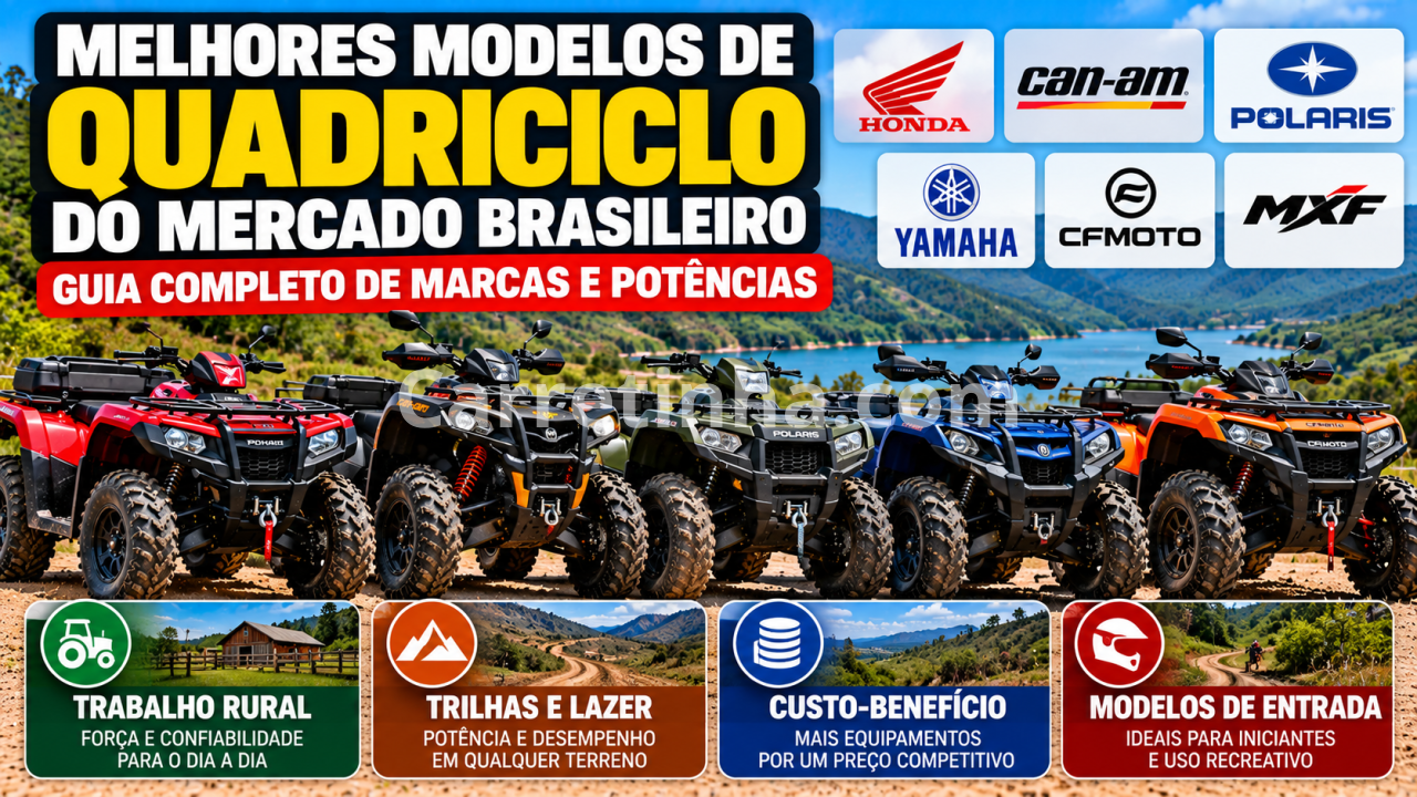Melhores Modelos de Quadriciclo: Guia de Compra