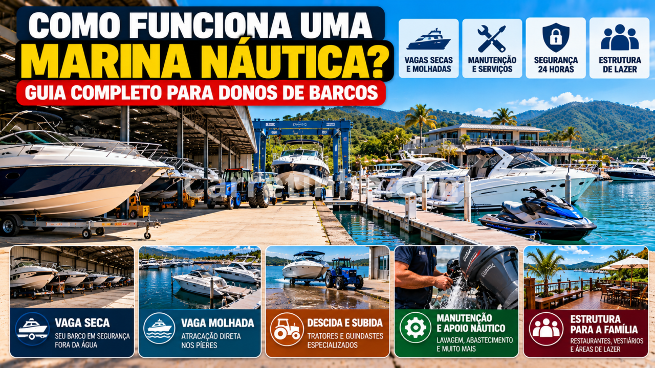 Como Funciona uma Marina? Guia para Donos de Barco