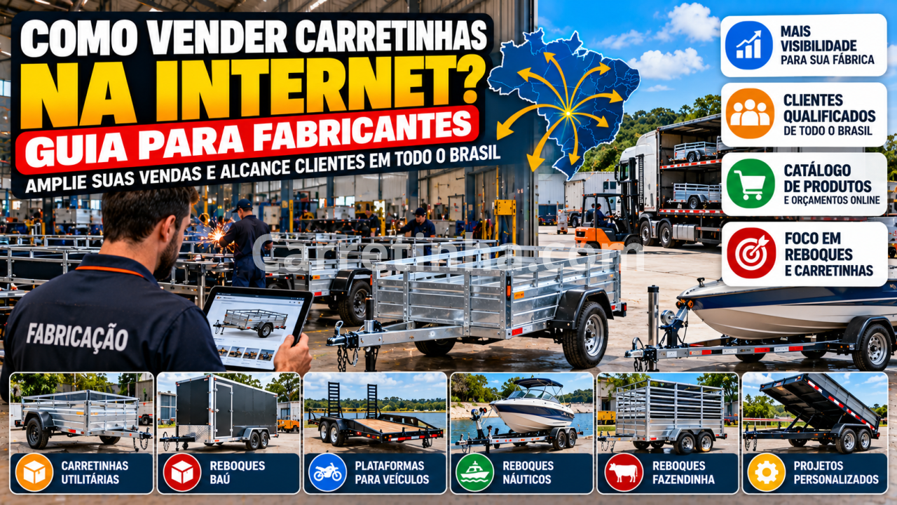 Como Vender Carretinhas na Internet: Guia para Fábricas