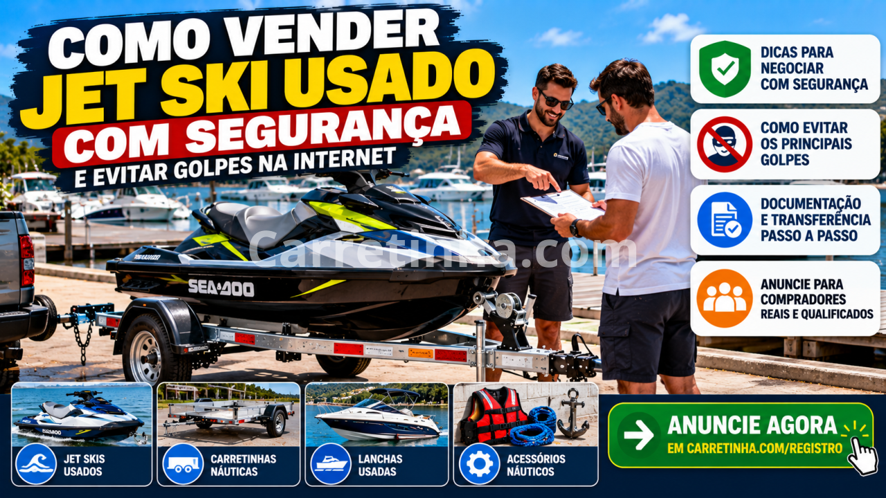 Como Vender Jet Ski Usado com Segurança na Internet