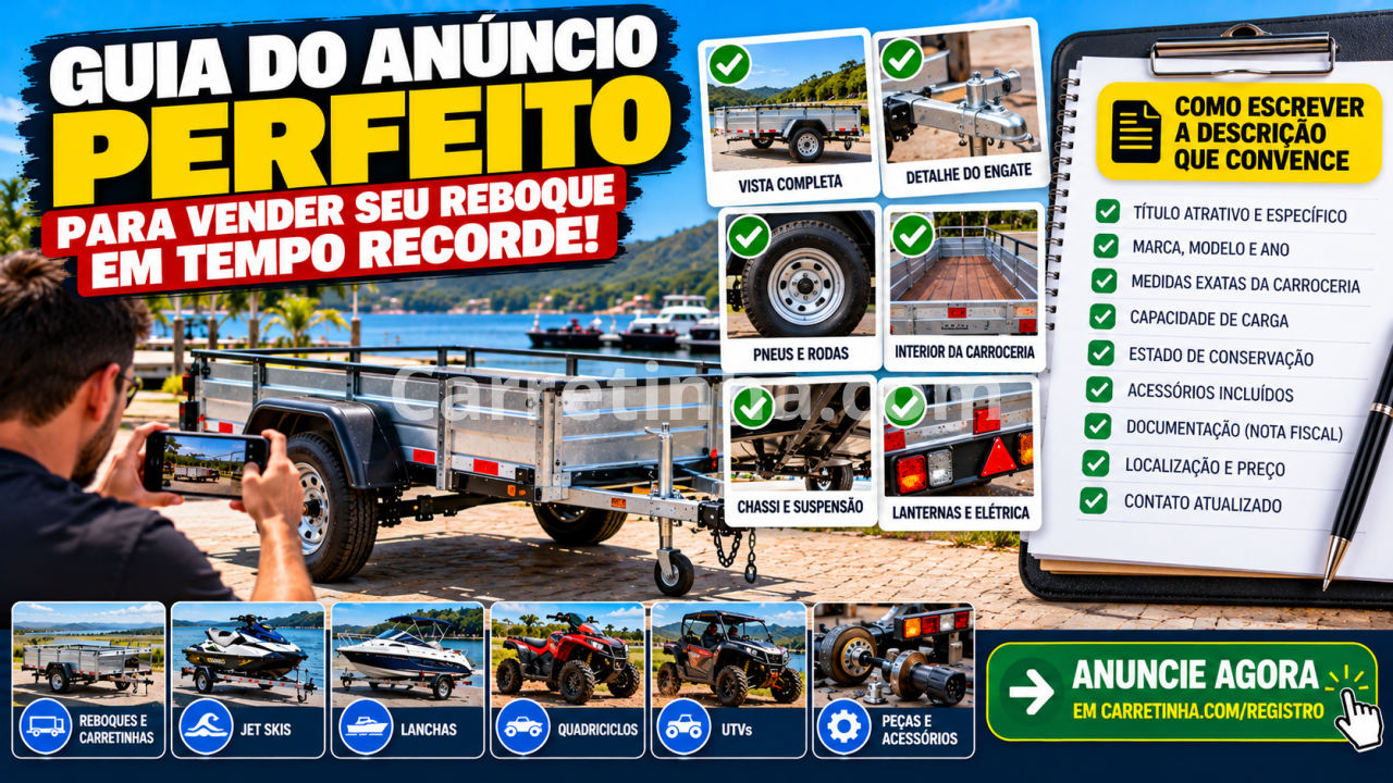 Como Criar o Anúncio Perfeito para Vender seu Reboque