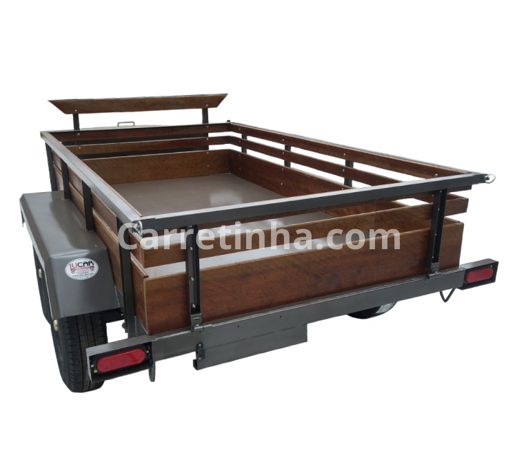 Carretinha de Madeira Especial 2 Eixos