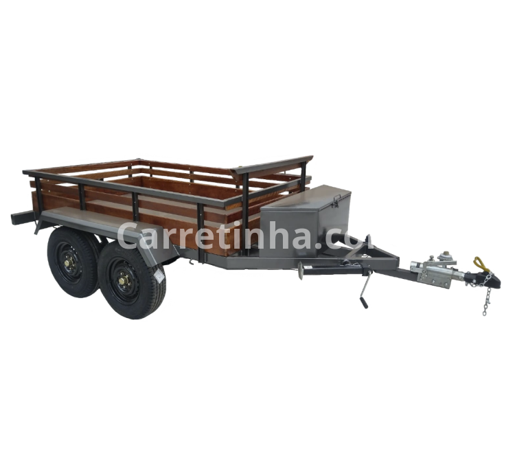 Carretinha de Madeira Especial 2 Eixos