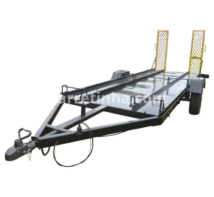 Carretinha reboque para Transporte de 2 Mini Buggys