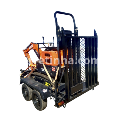 Carretinha para Transporte de Mini Escavadeira 1500Kg (Bobcat)