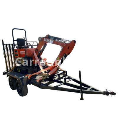 Carretinha para Transporte de Mini Escavadeira 1500Kg (Bobcat)