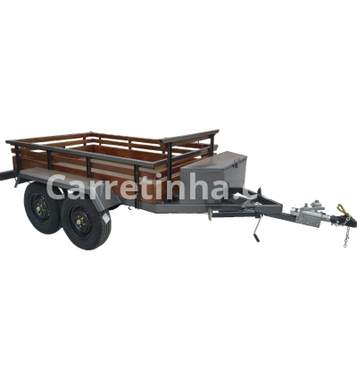 Carretinha de Madeira Especial 2 Eixos