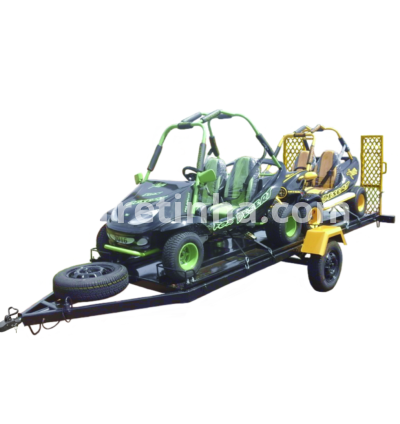 Carretinha reboque para Transporte de 2 Mini Buggys