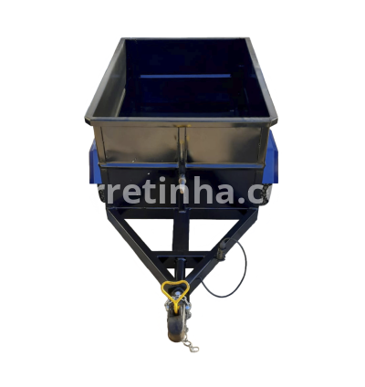 Carretinha reboque aberto para mercado e depósito 3